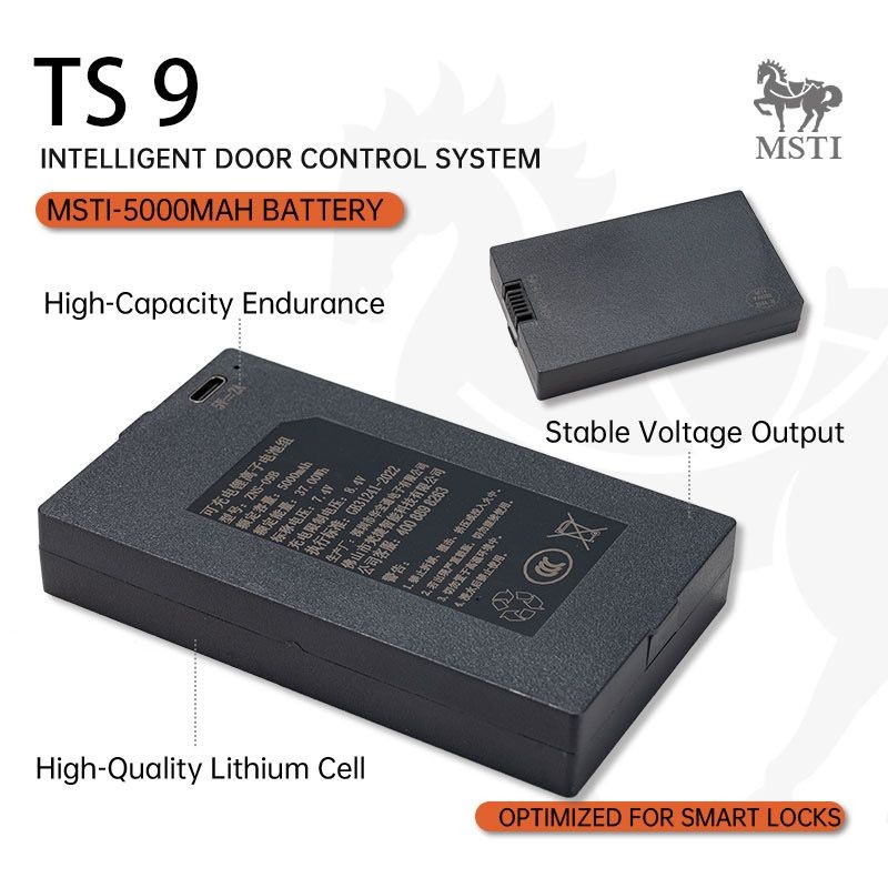 MSTI 5000mAh Smart Lock Battery for TS9